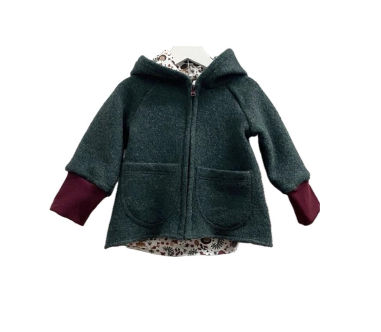 Jacke aus Wolle | Baby & Kinder Walkjacke | Kinderjacke | Öko Tex 100