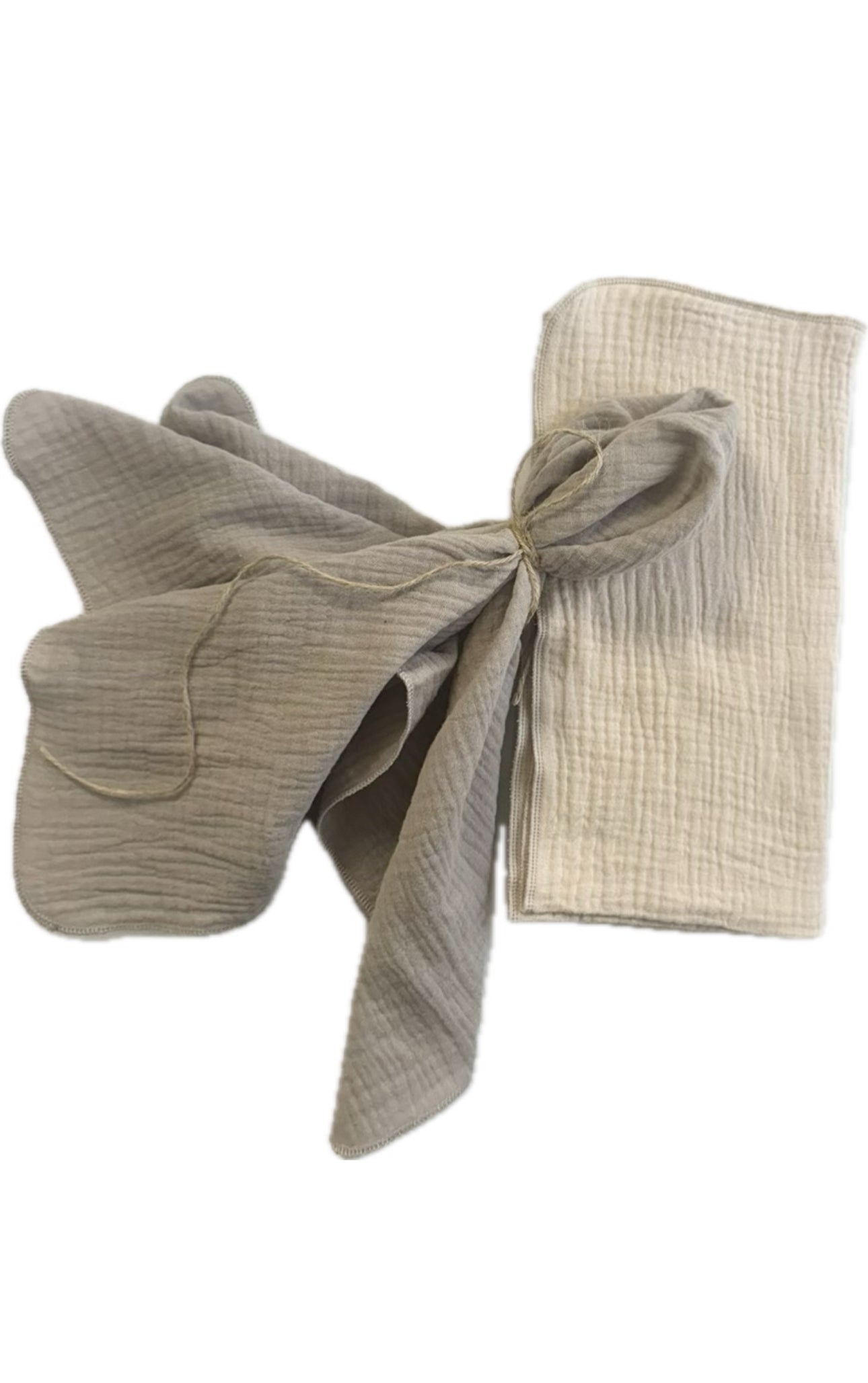 Musselin Serviette 43x43cm/3 Lagig