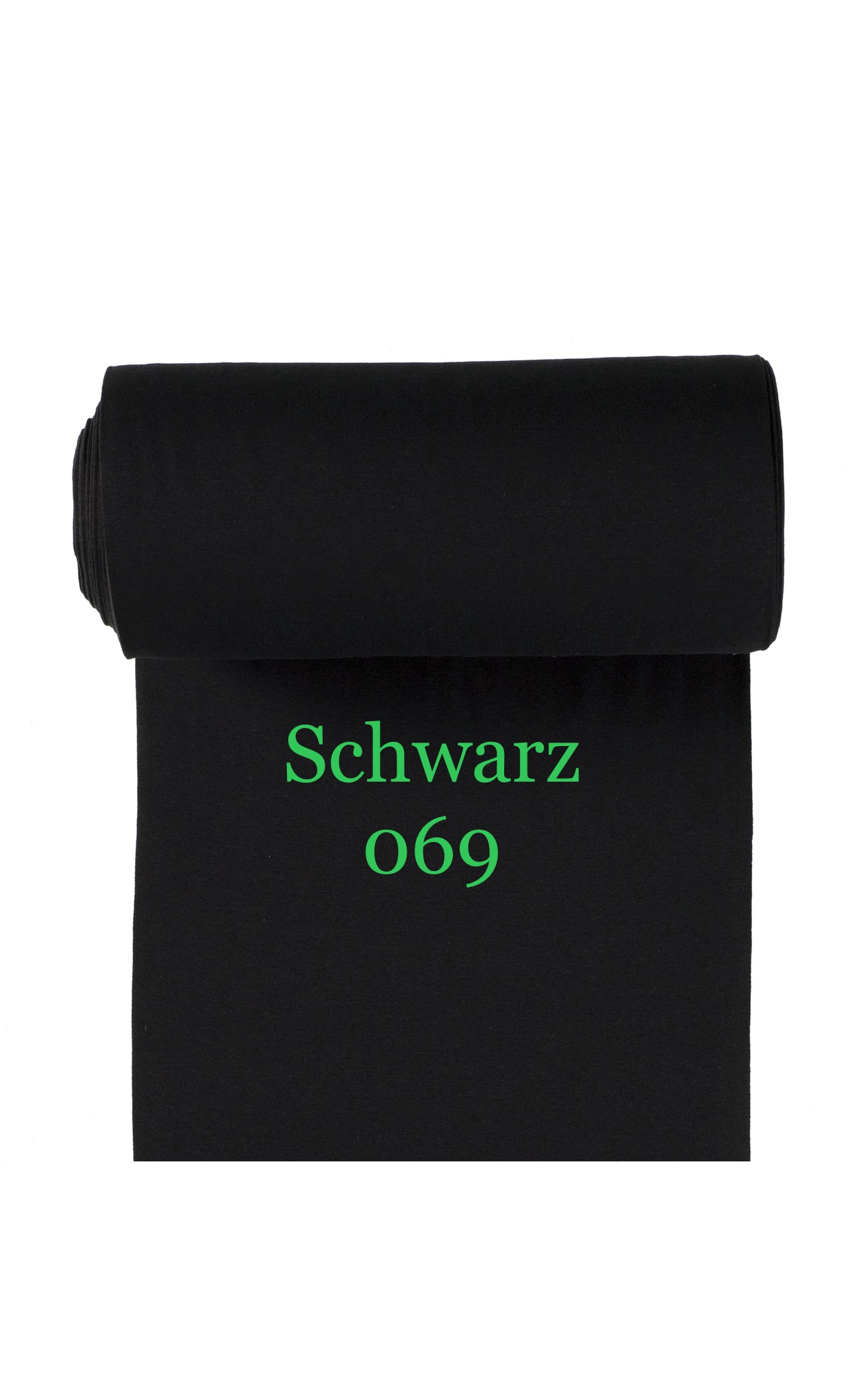 Bündchen 265gr/m2 Schwarz