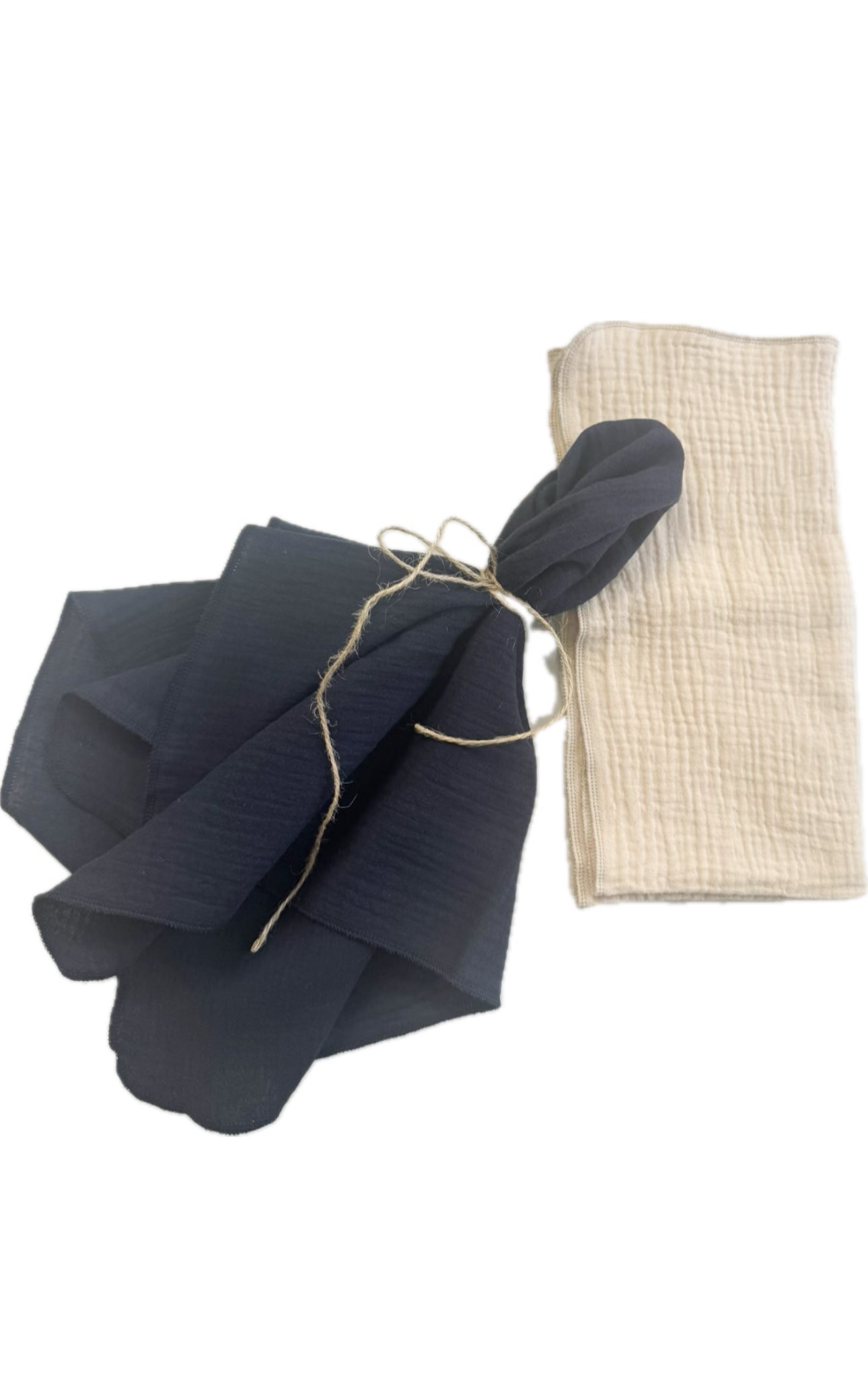 Musselin Serviette 43x43cm/3 Lagig