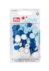 Druckknopf Color Snaps|Prym Love|12,4mm|Blau|Weiß|Hellblau Art.393009