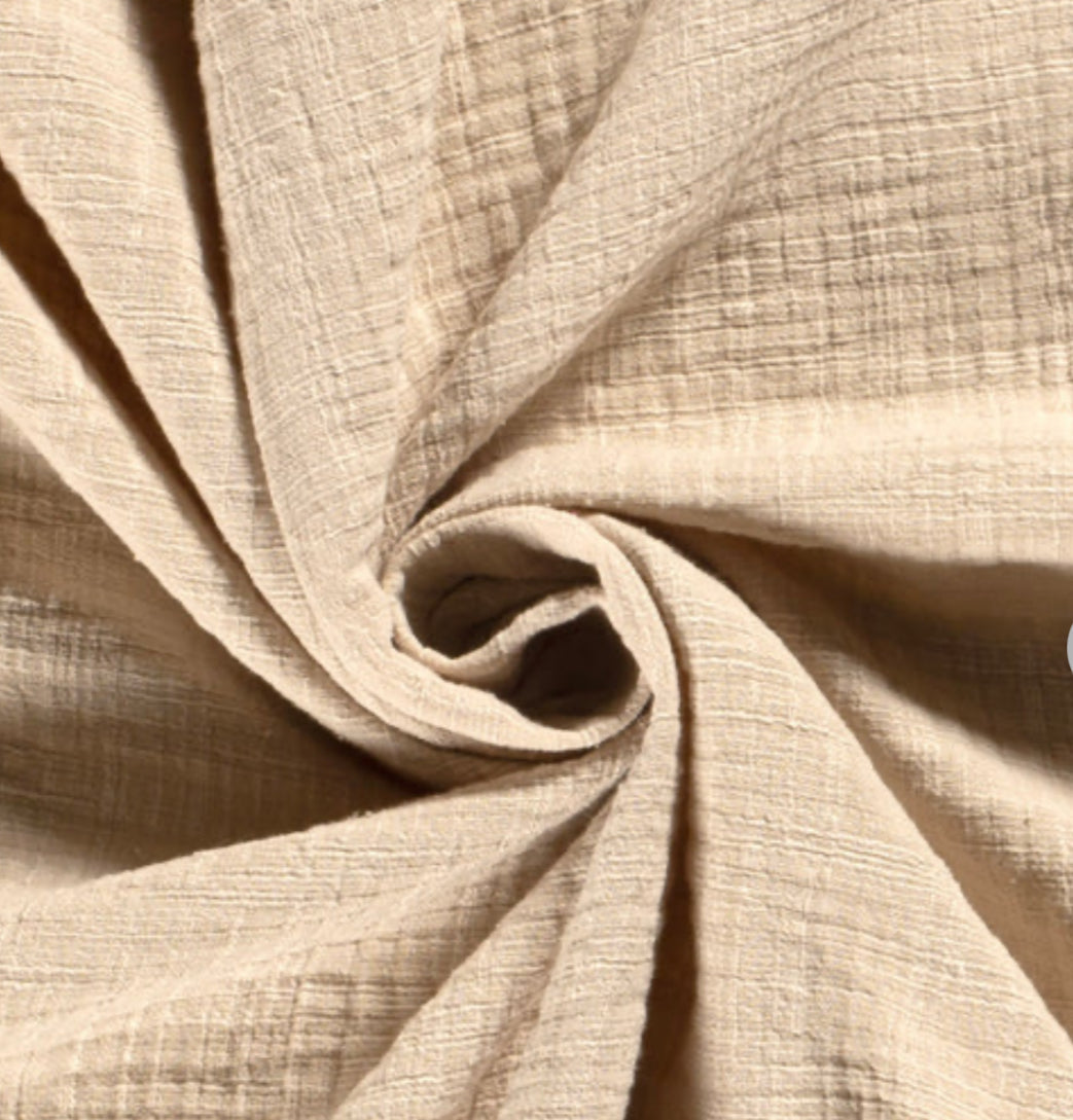 Stoffserviette Slub Musselin | 40x40cm | Umweltfreundlich | 100%Baumwolle