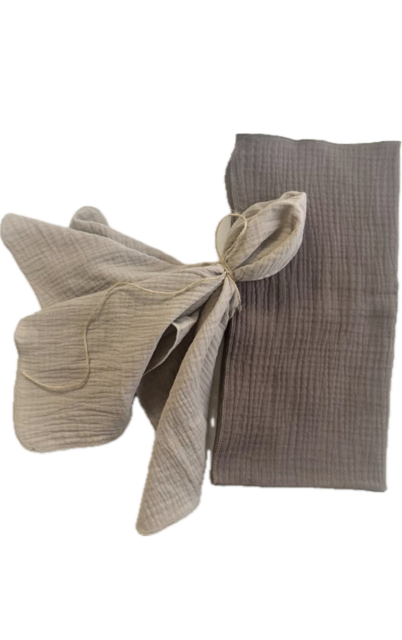 Musselin Serviette 43x43cm/3 Lagig