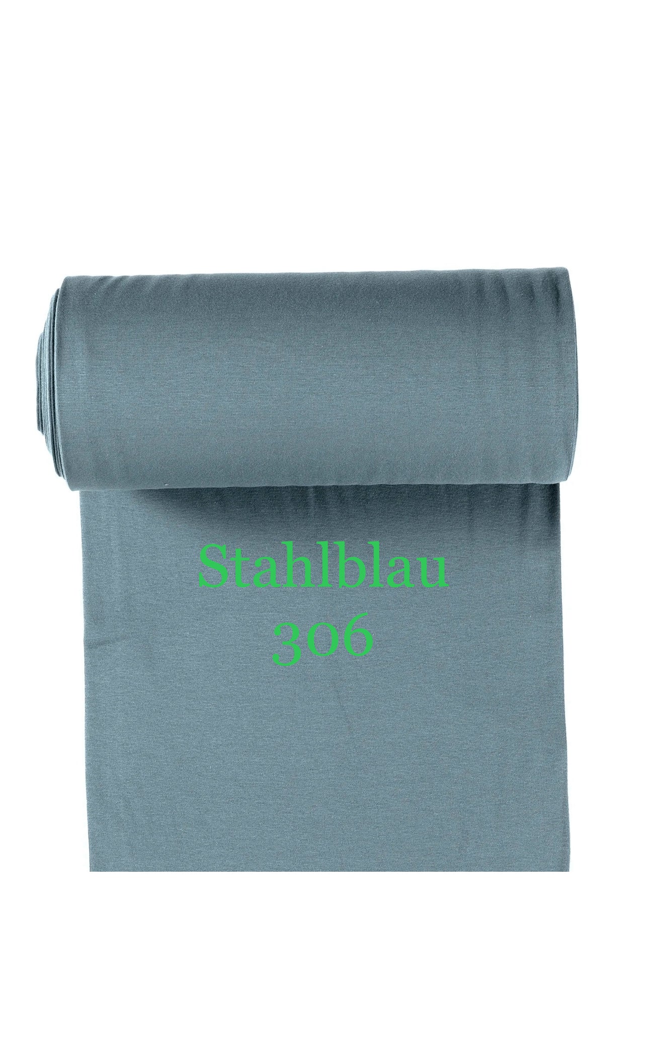 Bündchen 265gr/m2 Stahlblau