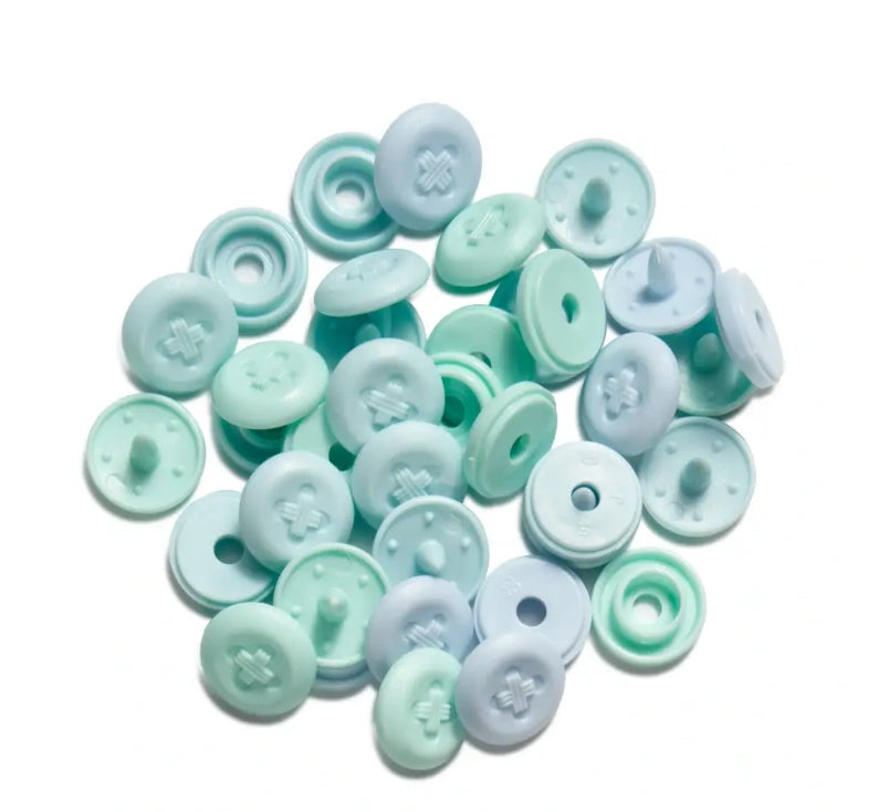 Druckknopf Mini Color Snaps, Prym Love,9mm, Hellblau Mint Art.393601
