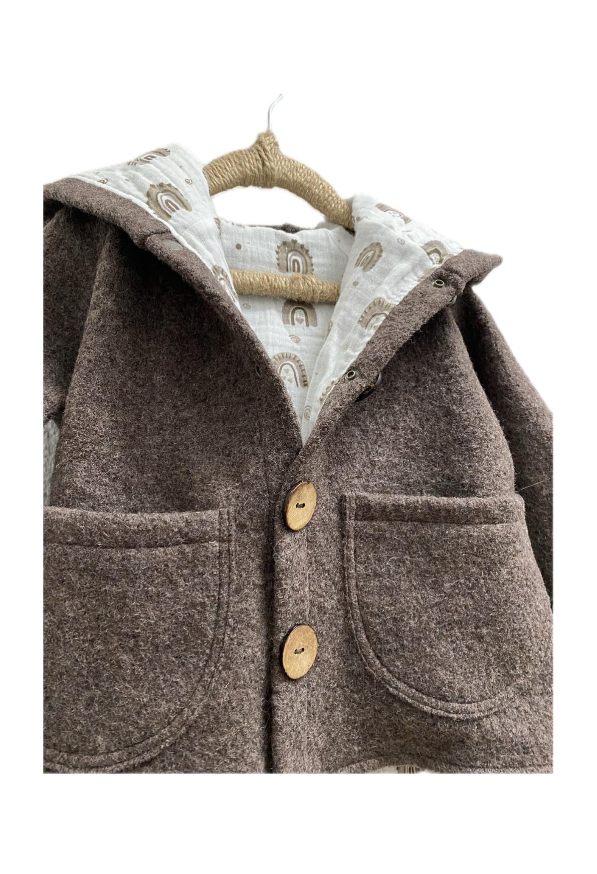 Jacke aus Wolle | Baby & Kinder Walkjacke | Kinderjacke | Öko Tex 100