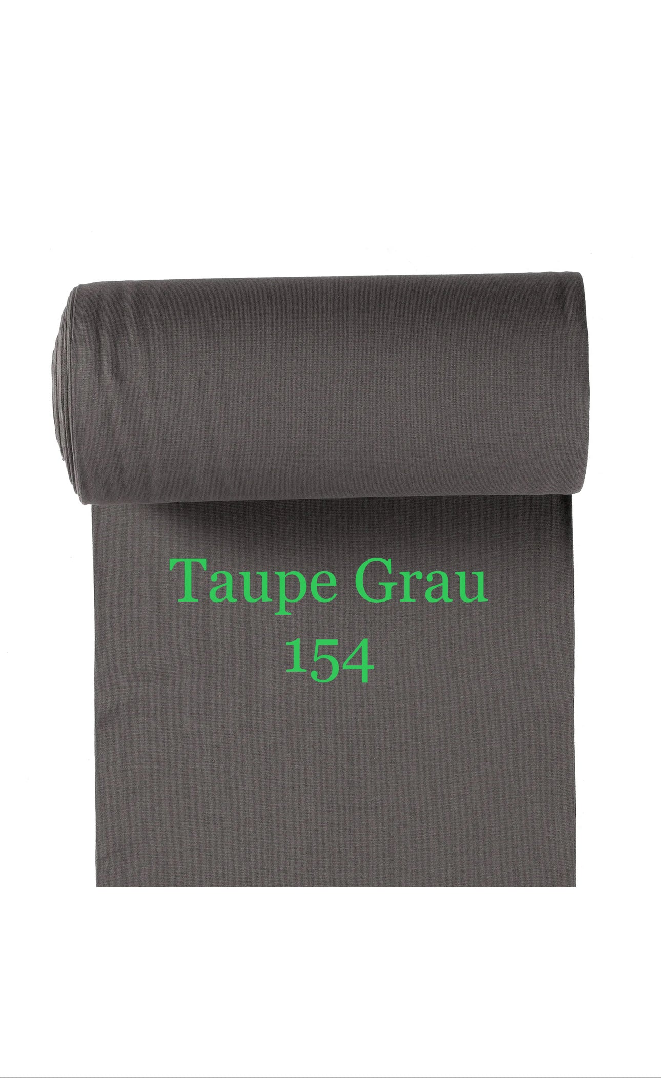 Bündchen 265gr/m2 Taupe Grau