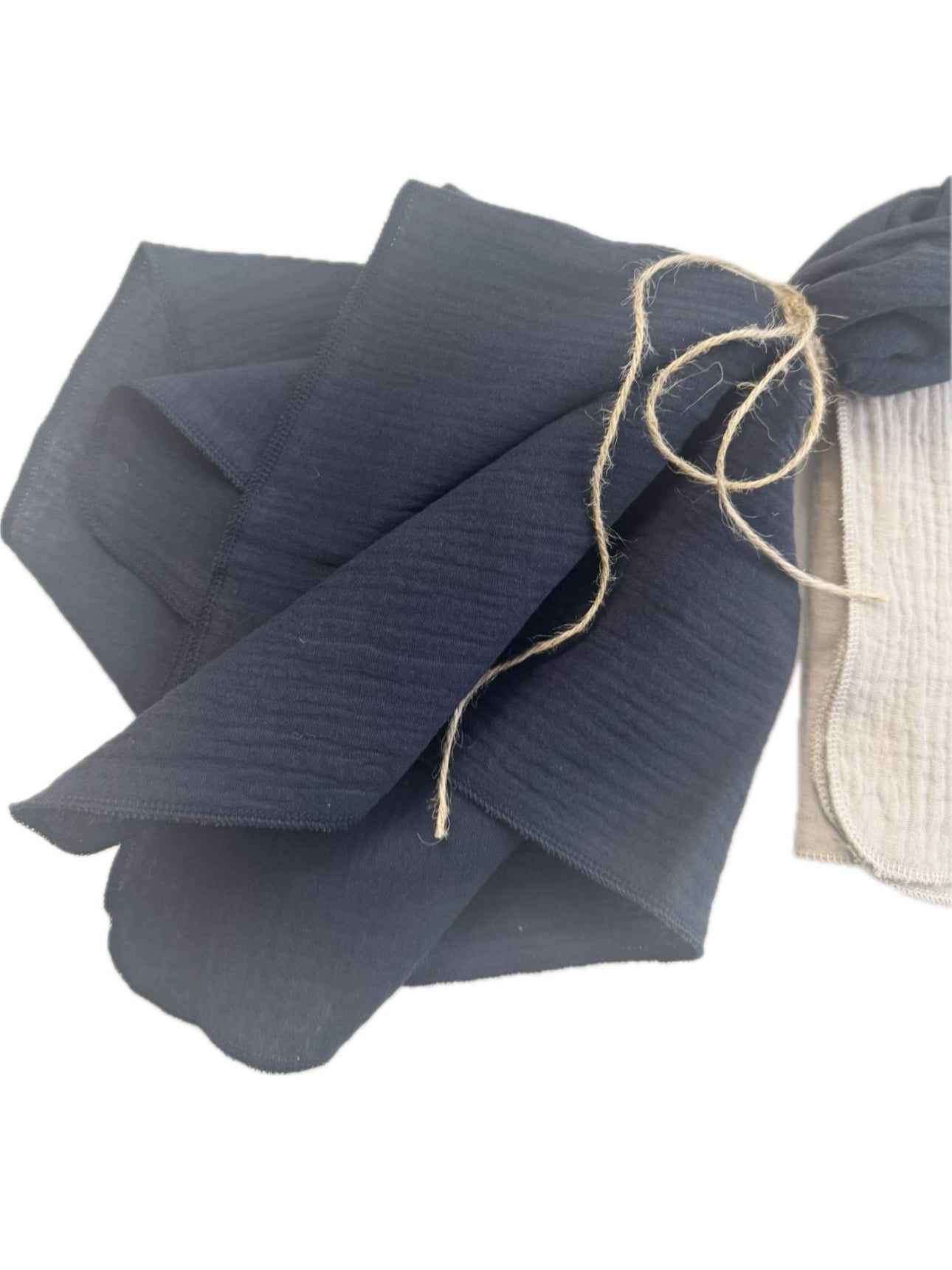 Musselin Serviette 43x43cm/3 Lagig