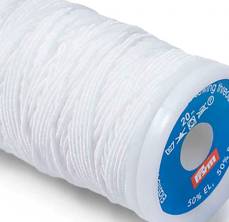 Elastic-Nähfaden 20m Weiss / Art. 970026