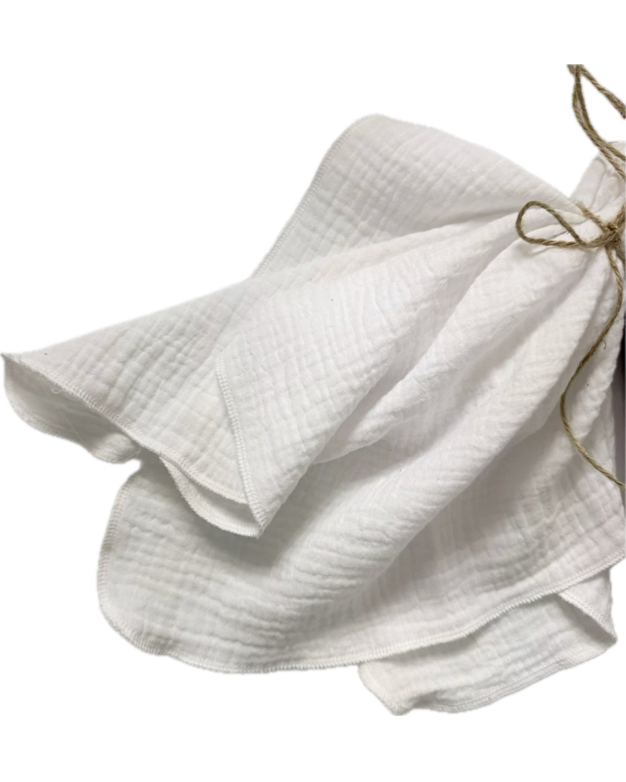 Musselin Serviette 43x43cm/3 Lagig