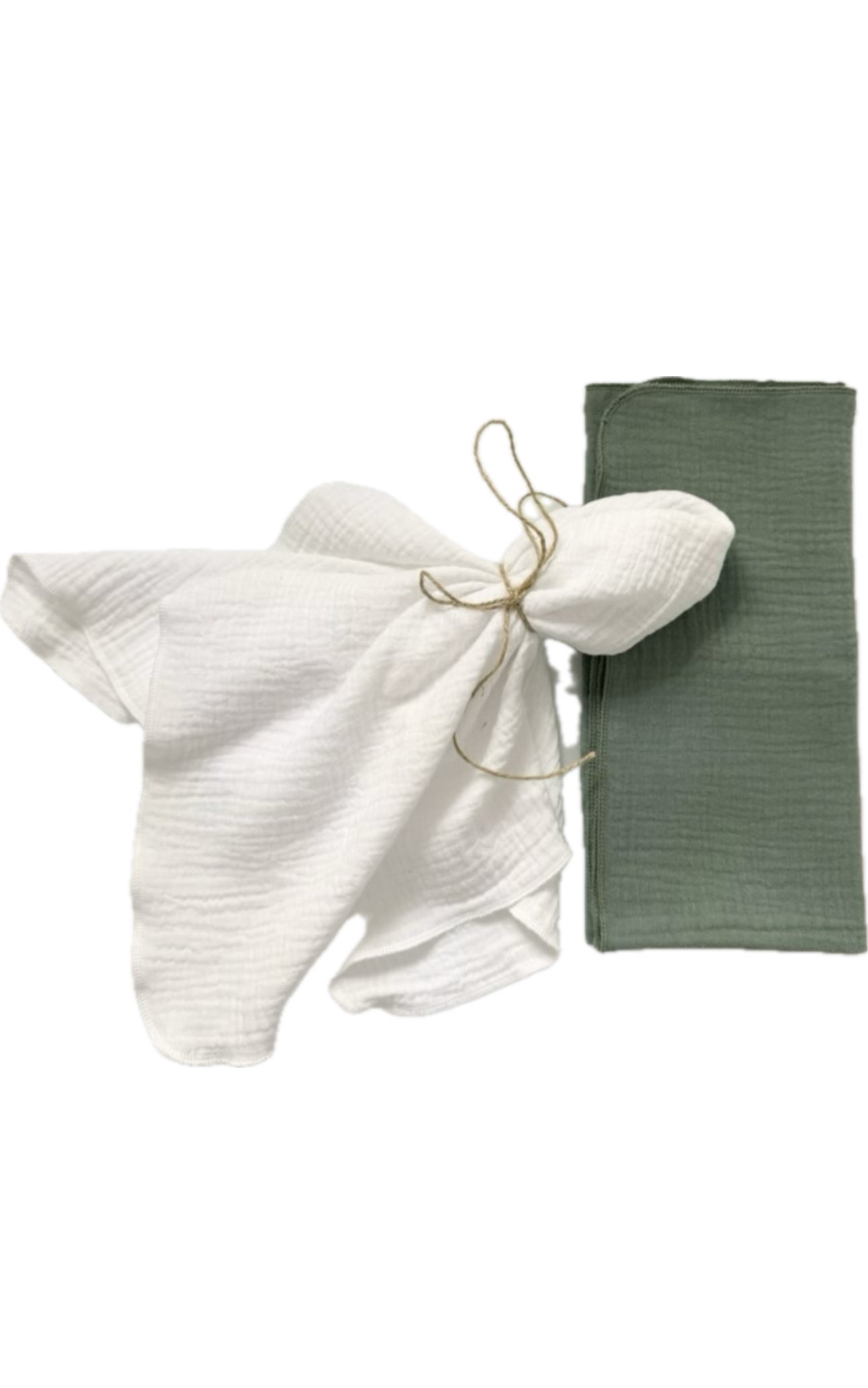 Musselin Serviette 43x43cm/3 Lagig
