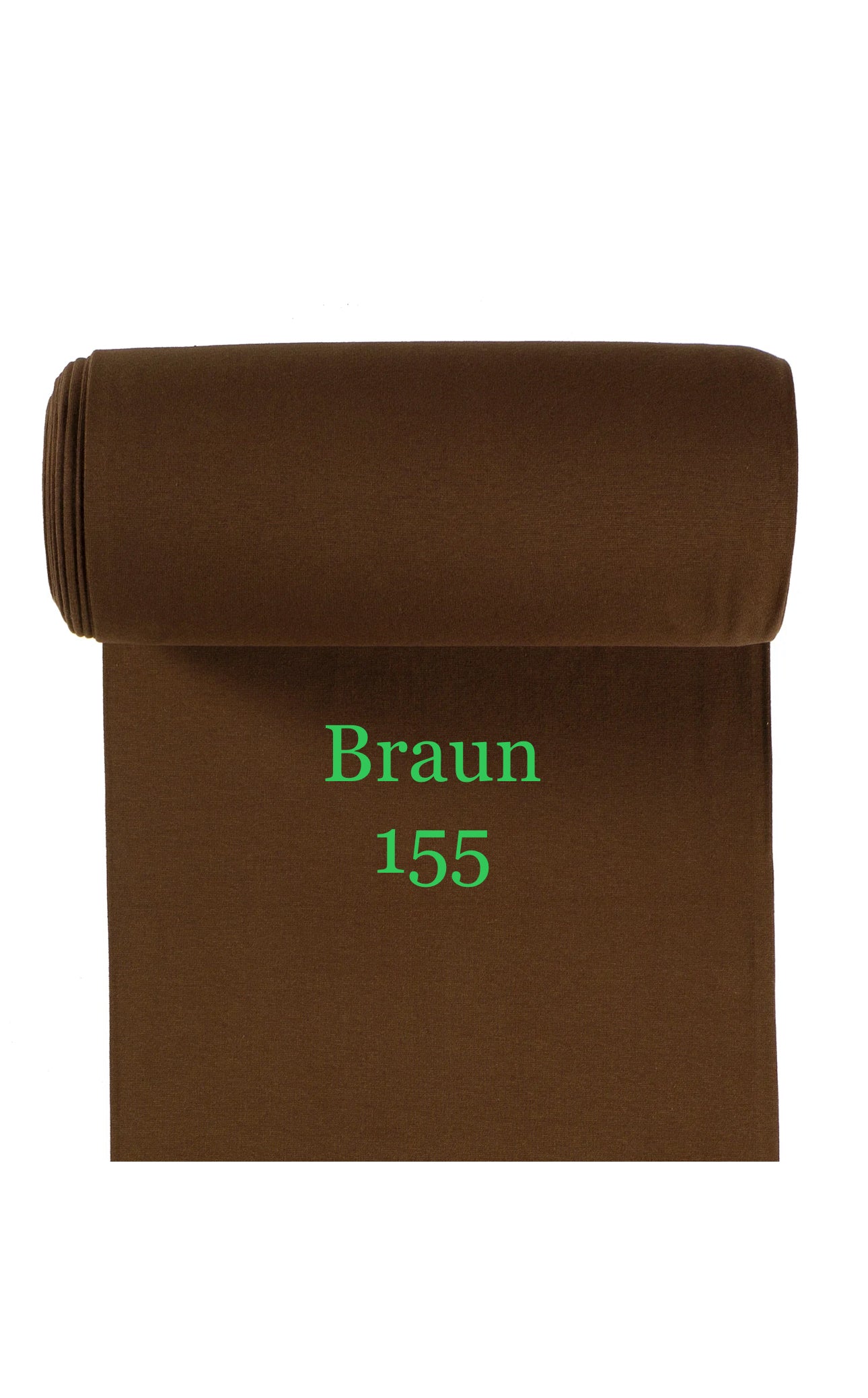 Bündchen 265gr/m2 Braun