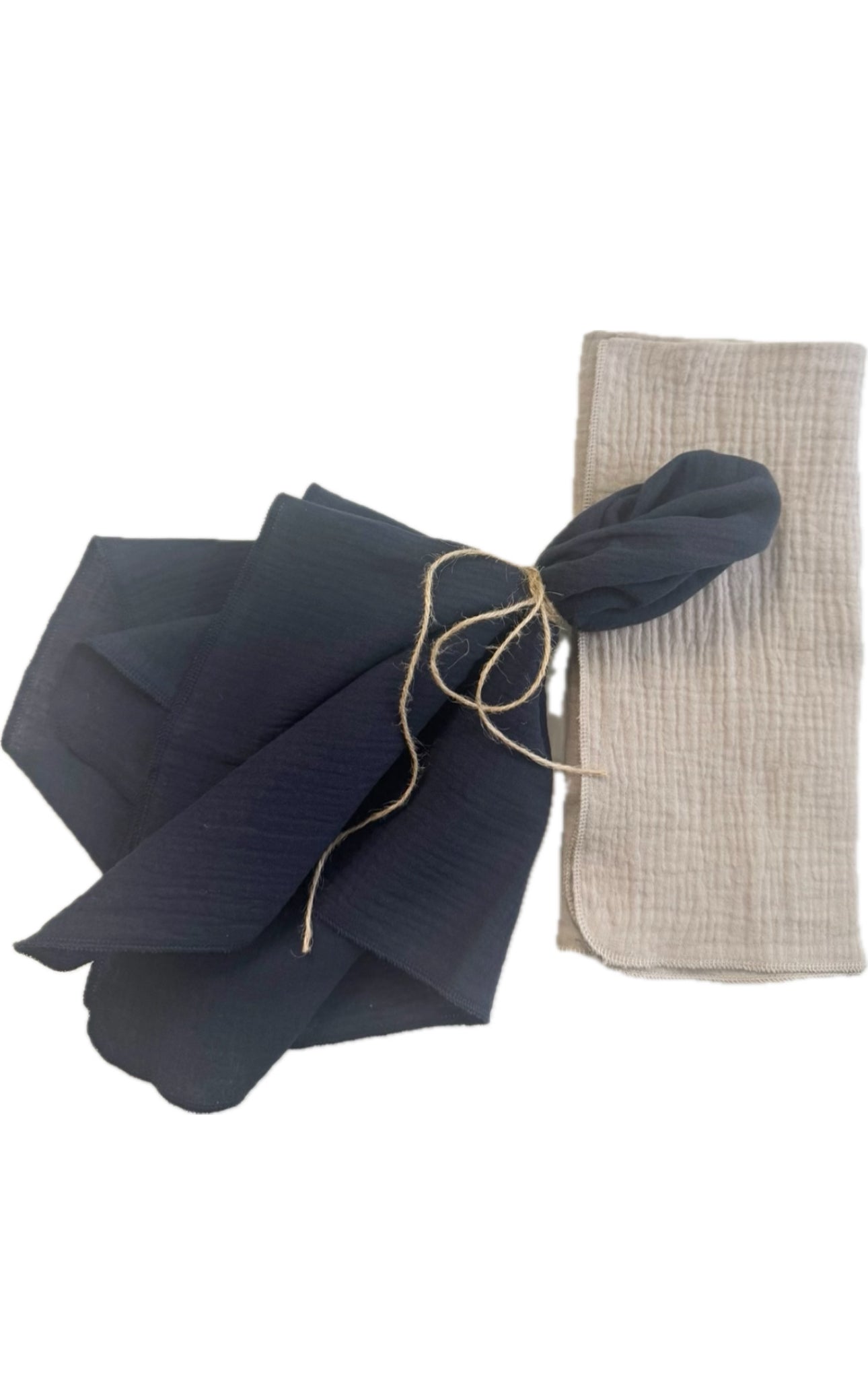 Musselin Serviette 43x43cm/3 Lagig