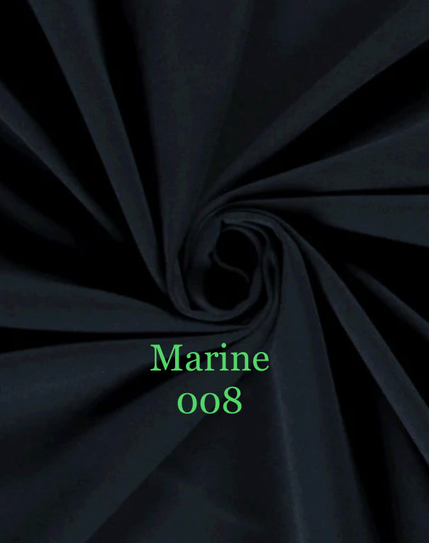 Baumwolle Jersey Uni Meterware | 200gr/m2 | Öko Tex 100 | Marine