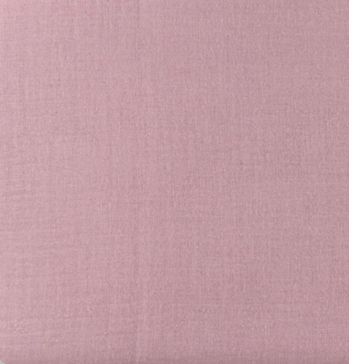 Musselin Double Gauze Uni Rosa