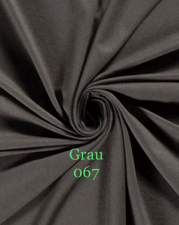 Viskose Jersey Grau| Hochwertige Qualität | Günstig | Bekleidungsstoffe
