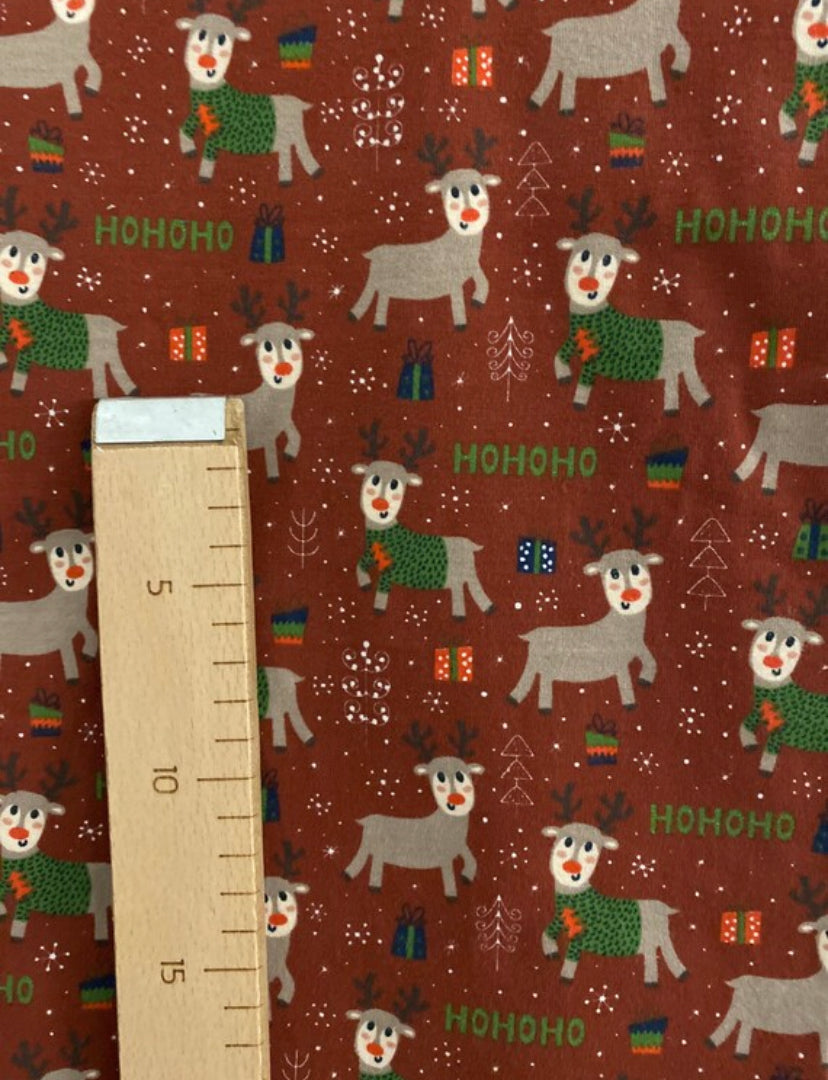 Baumwolle Jersey Stoff Weihnachten  | Christmas |Meterware|Öko Tex 100